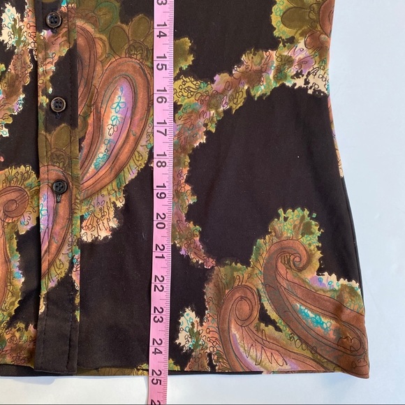 Vintage 70’s Paisley Print Button Up Shirt - Picture 10 of 10